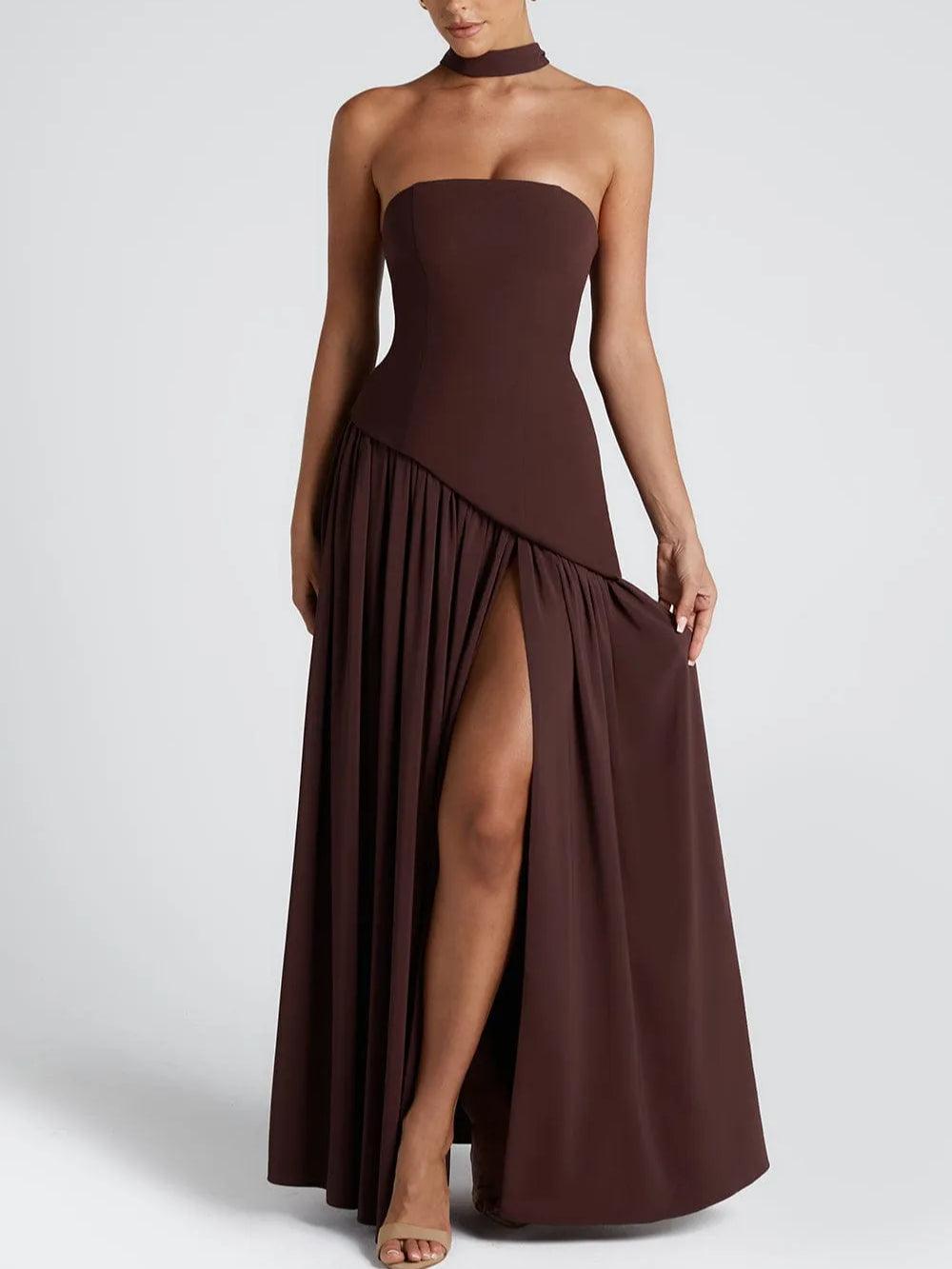 Vestito Maxi Elegante Spacco