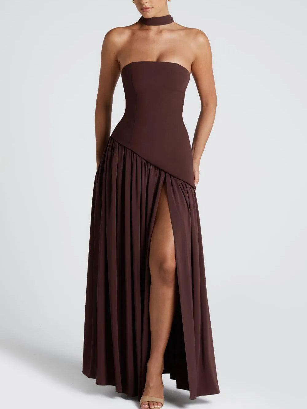 Vestito Maxi Elegante Spacco