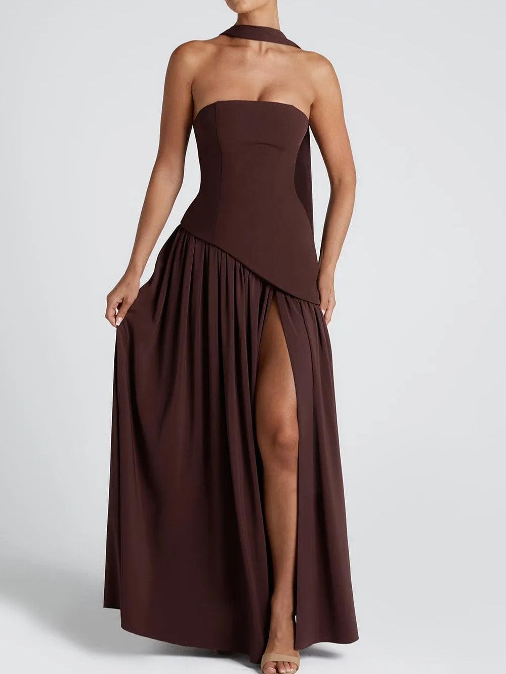 Vestito Maxi Elegante Spacco