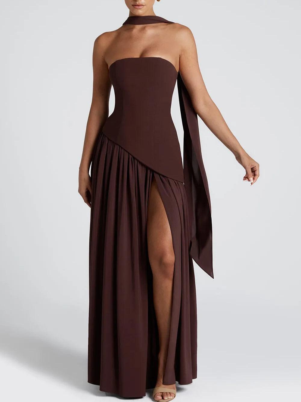 Vestito Maxi Elegante Spacco