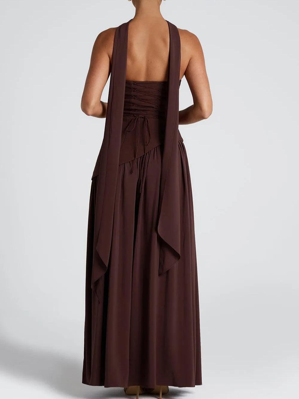 Vestito Maxi Elegante Spacco