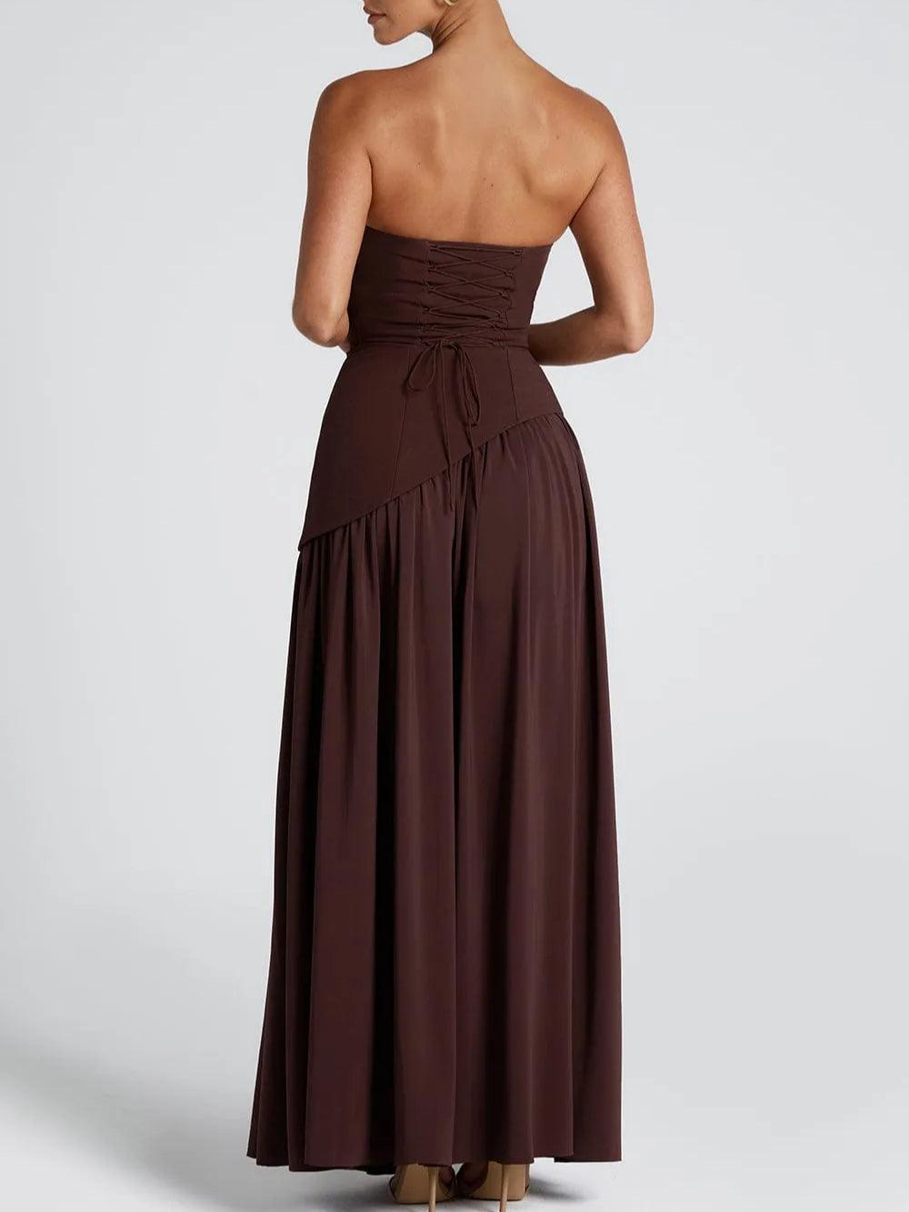 Vestito Maxi Elegante Spacco