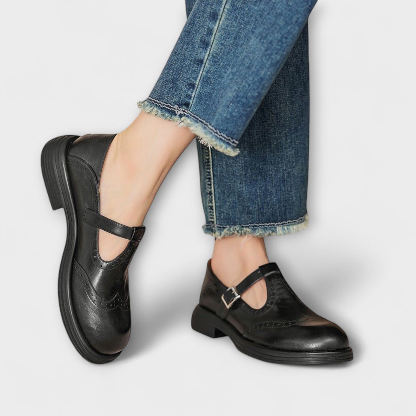 Eleganti Mary Janes In Pelle