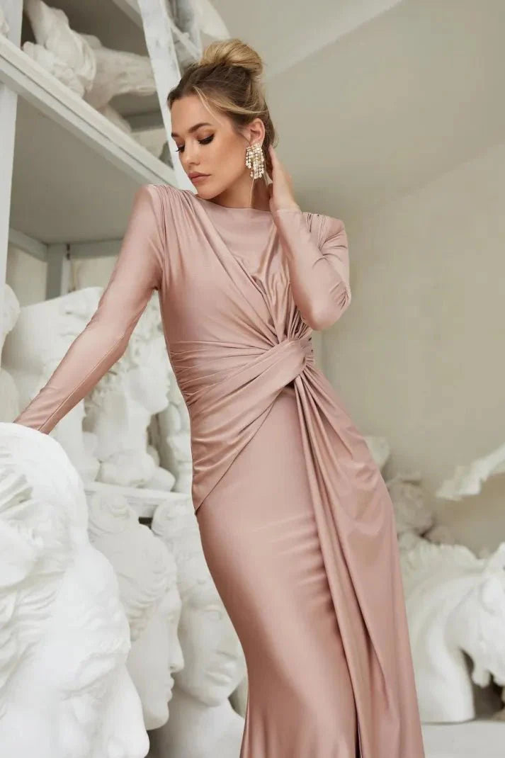 Abito Elegante Twist Maxi