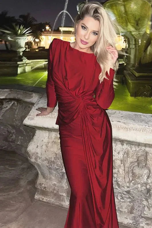 Abito Elegante Twist Maxi
