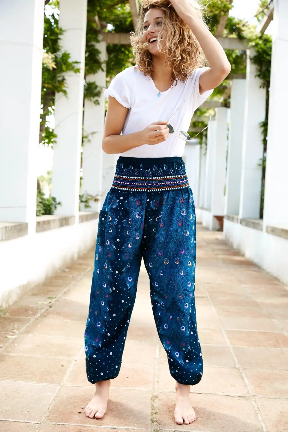Pantaloni Harem Peso-Piuma