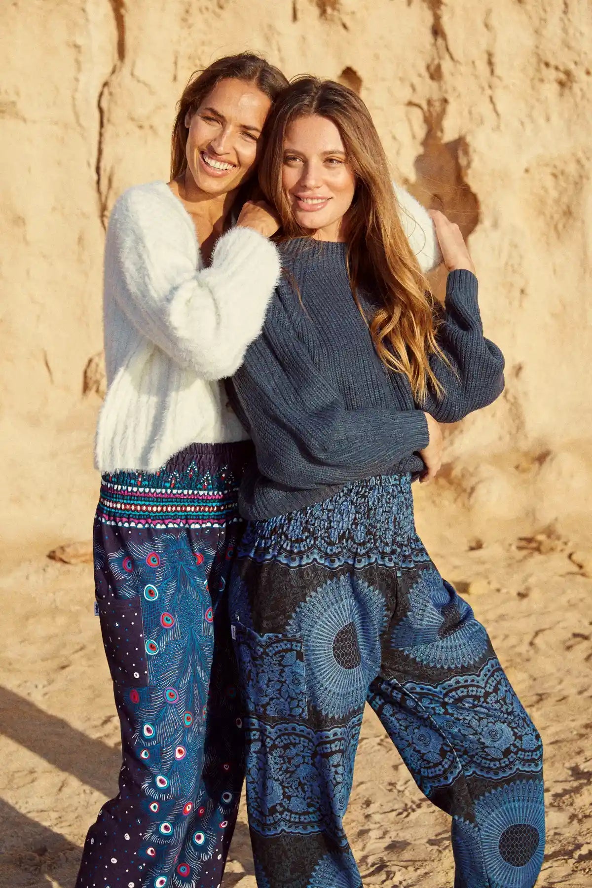 Pantaloni Harem Ultra-Morbidi