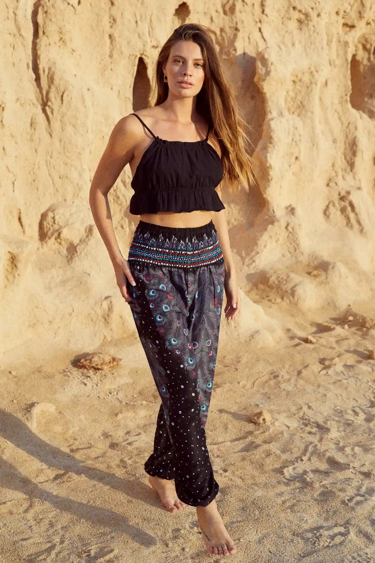 Pantaloni Harem Leggeri-Traspiranti