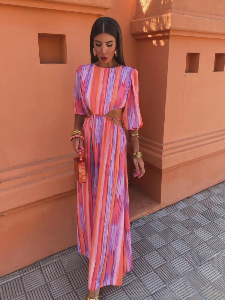 Abito Elegante Con Cut-Out