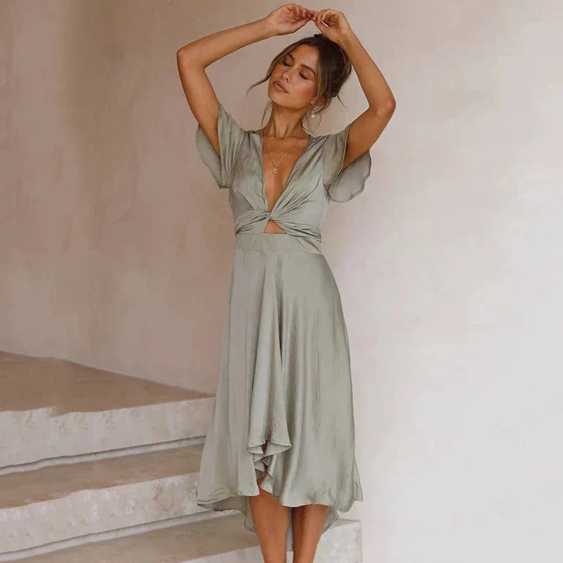 Abito Elegante Flutter-Midi