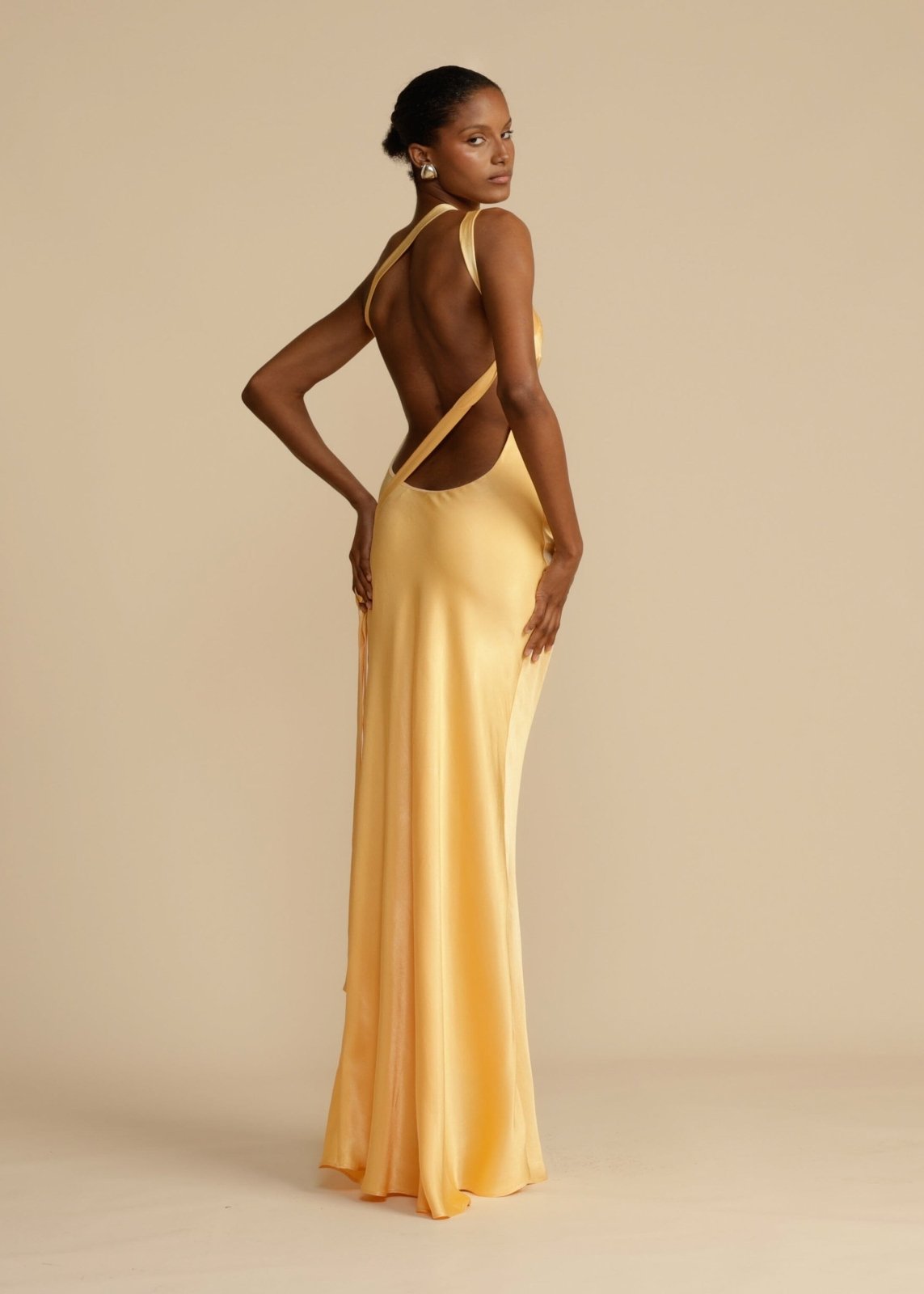 Abito Maxi Seta Elegante
