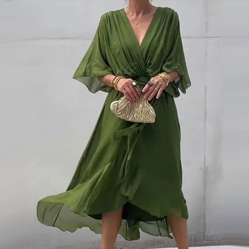 Empowered Curves V-Neck Dress