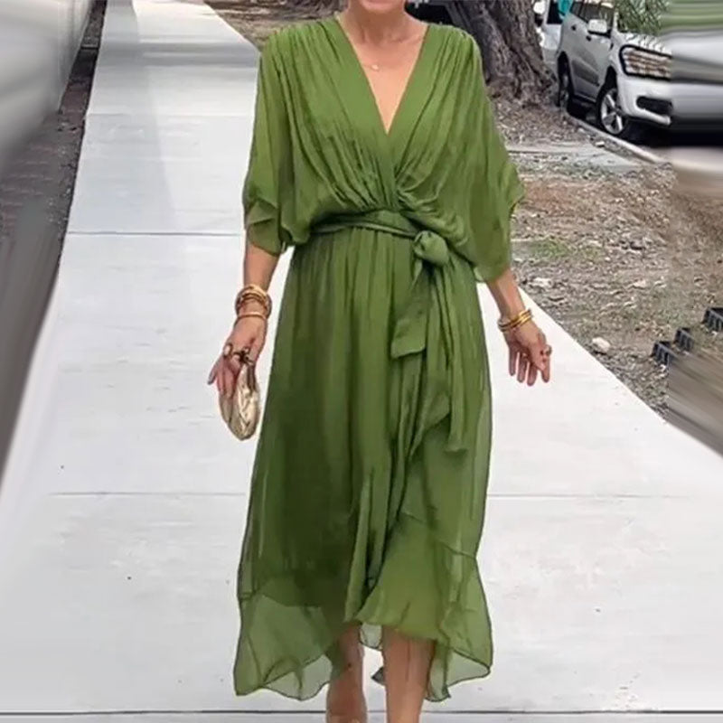 Empowered Curves V-Neck Dress