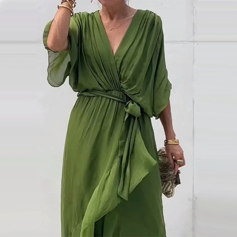 Empowered Curves V-Neck Dress