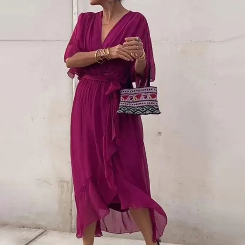 Empowered Curves V-Neck Dress