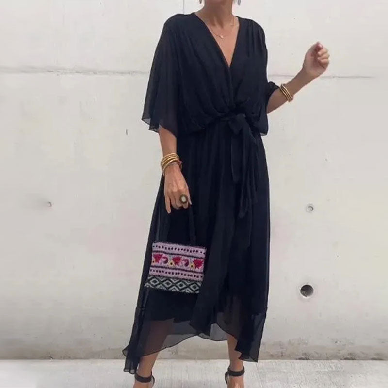 Empowered Curves V-Neck Dress