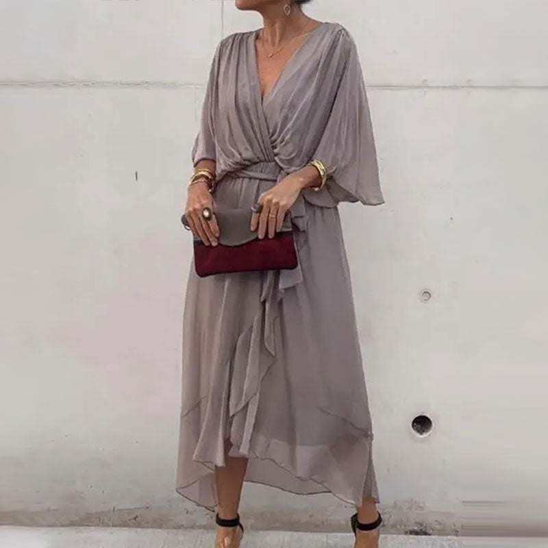 Empowered Curves V-Neck Dress