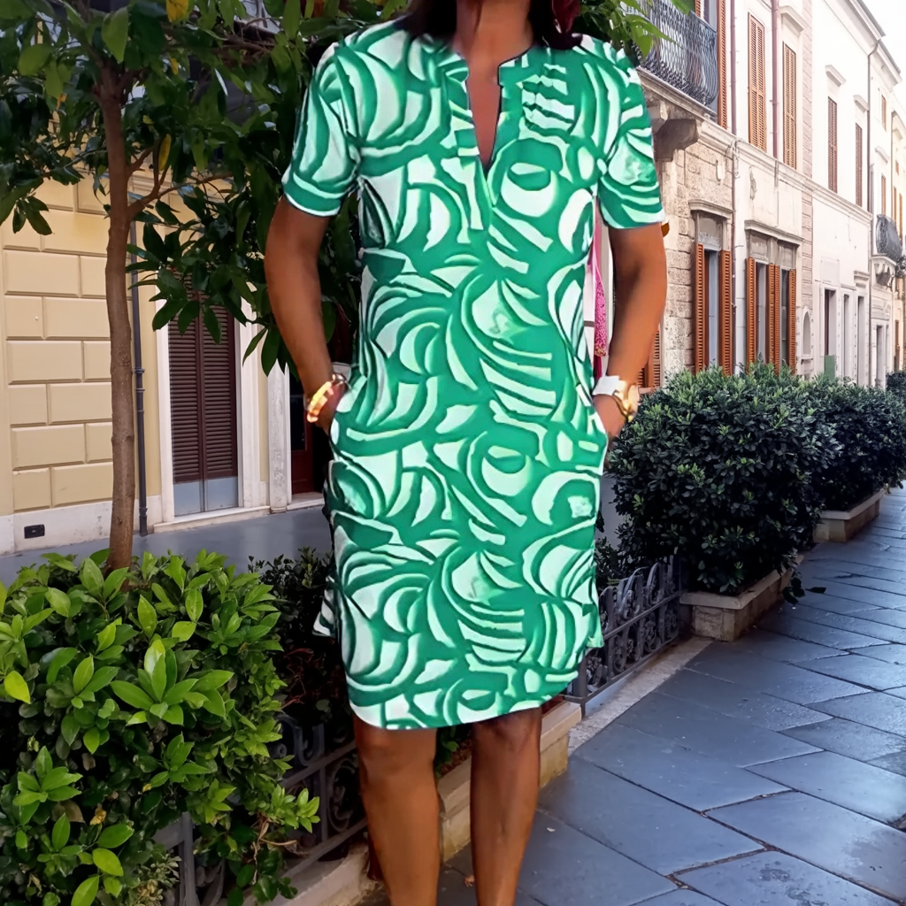 Eco-Chic Elegante Abito
