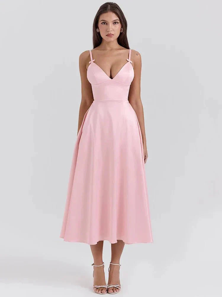 Vestito Saten Luminoso