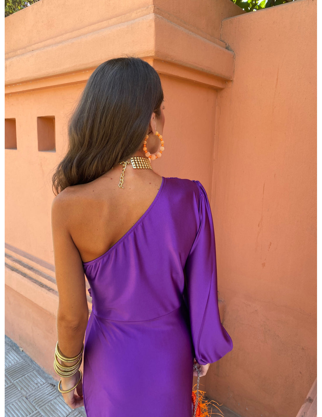 Eleganza One-Shoulder Abito
