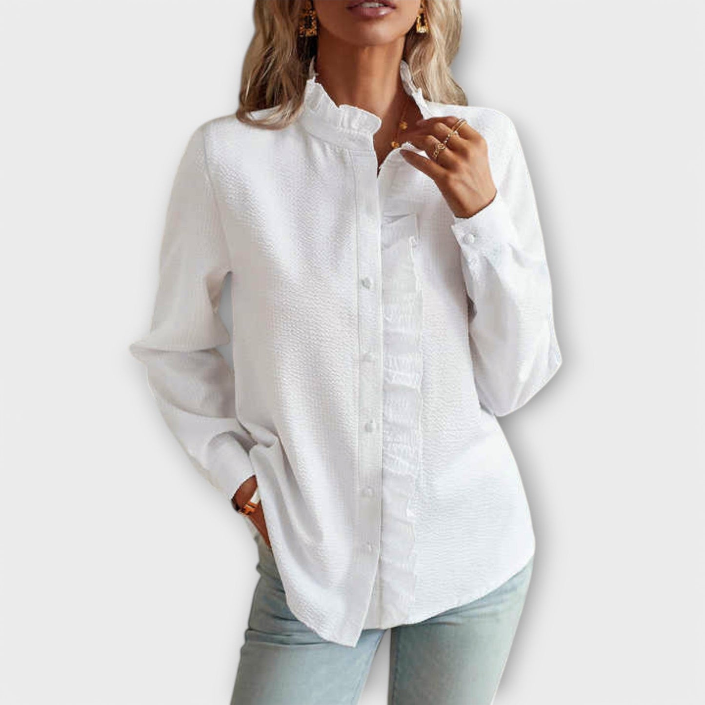 Blusa Elegante Manica Lunga