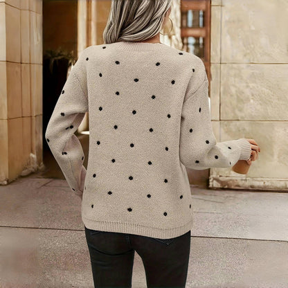 Maglione Pois Caldo-Leggero