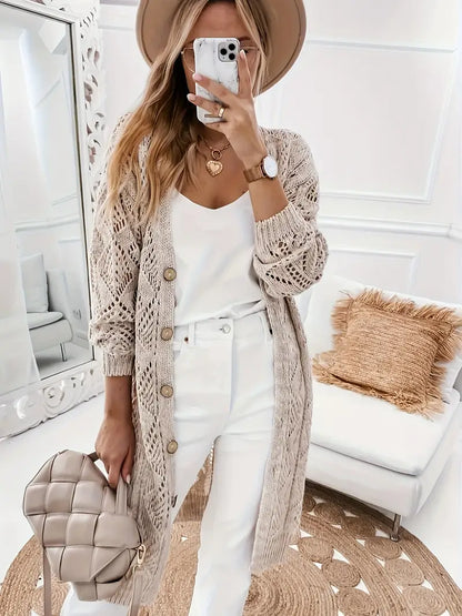 Cardigan Scollo V Cura-Facile