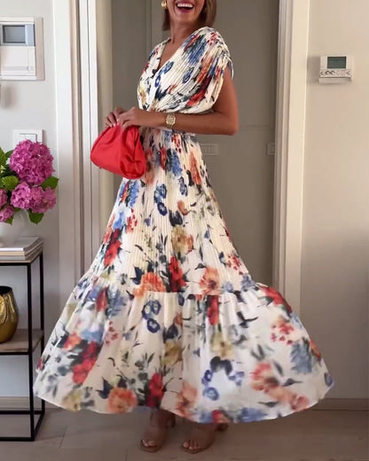 Timeless Floral Elegance Dress