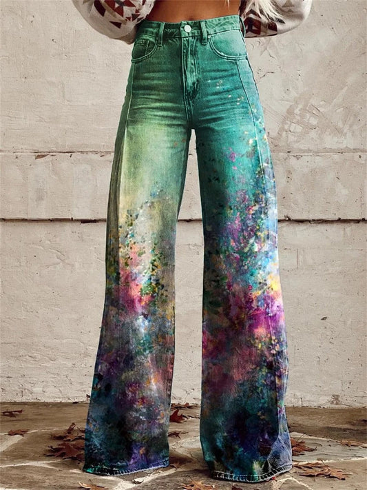 Pantaloni Ample E Luminosi