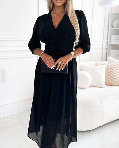 Chiffon Midi Dress for Ageless Elegance