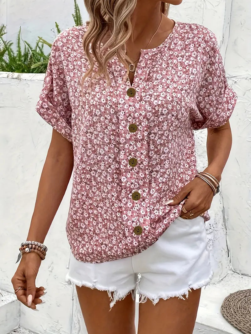 Elegante Blouse Floreale