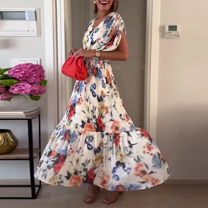 Timeless Floral Elegance Dress