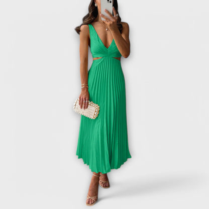 Abito Da Sera Elegante Plissettato