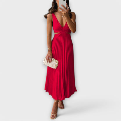 Abito Da Sera Elegante Plissettato