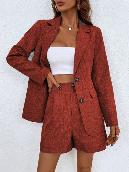 Eleganza-Toscana Blazer-Shorts Suit