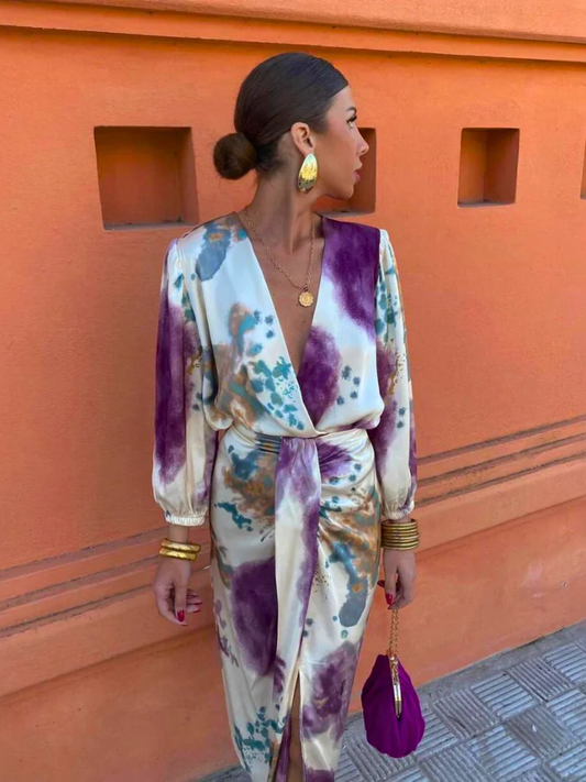 Abito Elegante Snellente a Due Pezzi