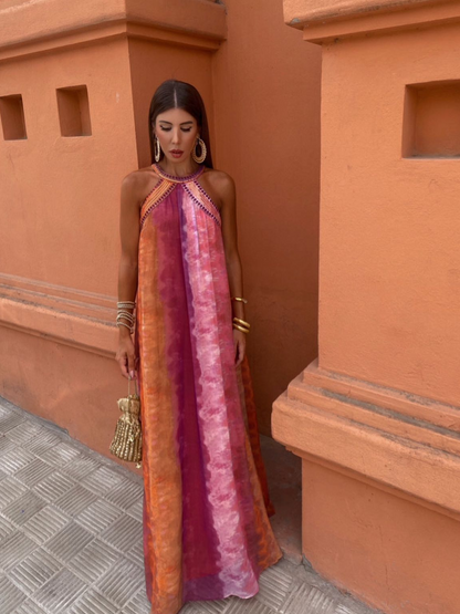 Abito Tie-Dye Elegante