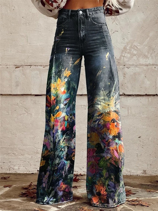 Pantaloni Lusso Vita Alta