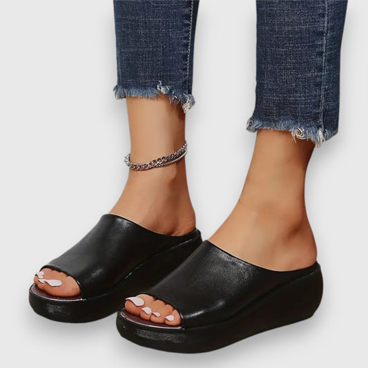 Sandali Comfort Faux-Leder