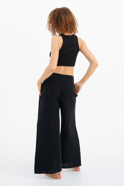 Pantaloni Palazzo Ultra-Leggeri
