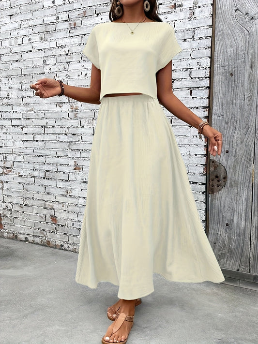 Set Blusa 2-Pezzi Senza-Stiro