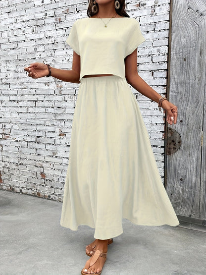 Set Blusa 2-Pezzi Senza-Stiro