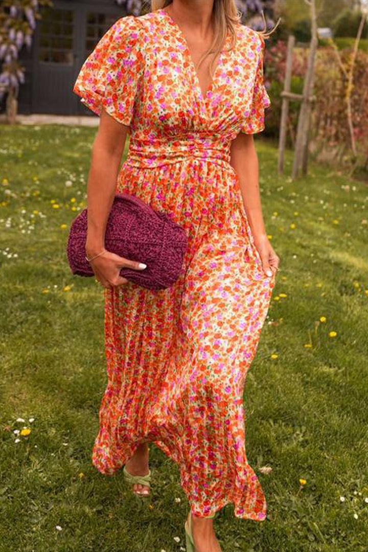 Eleganza-Floreale Maxikleid