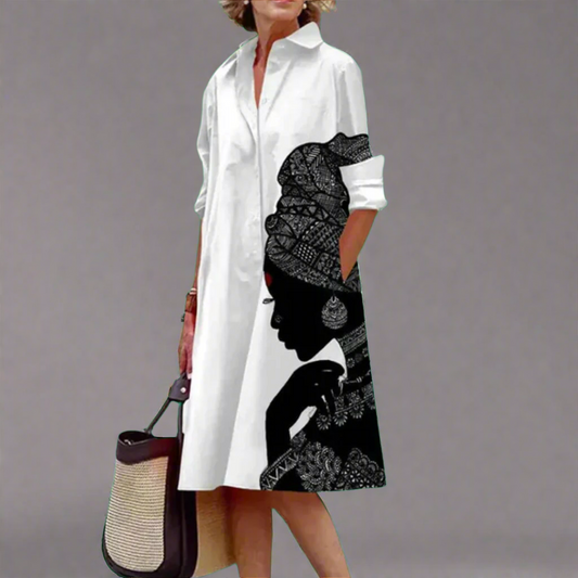 Eleganza Midi Dress Rinfrescante