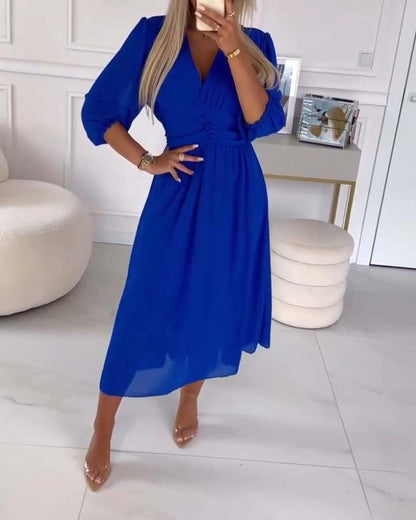 Chiffon Midi Dress for Ageless Elegance