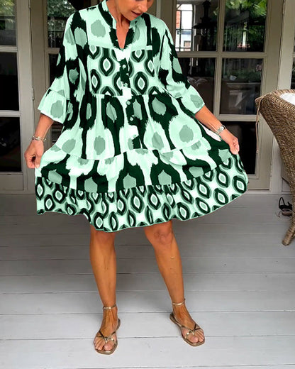 Flattering Summer A-Line Dress