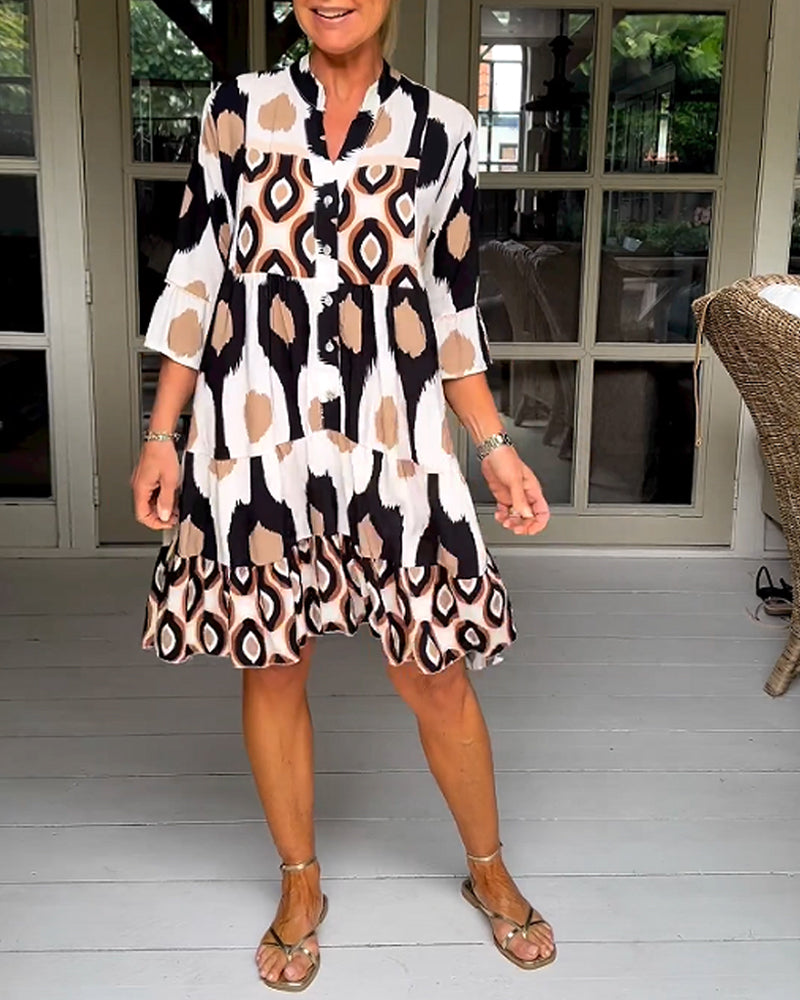 Flattering Summer A-Line Dress