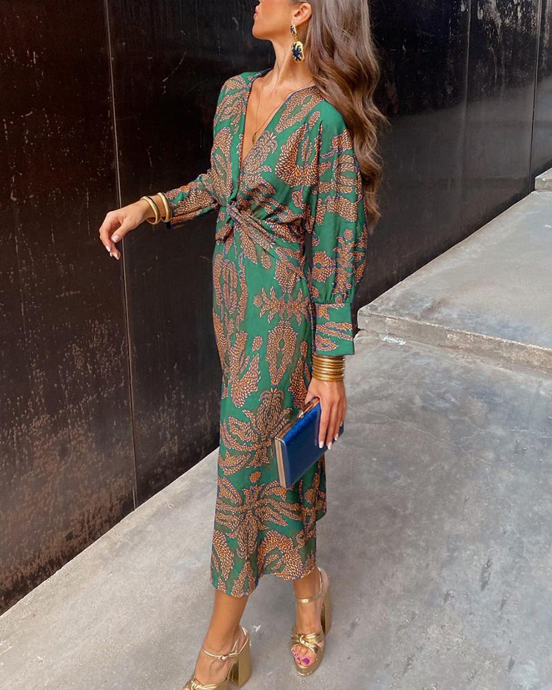 Timeless V-Neck Confidence Dress