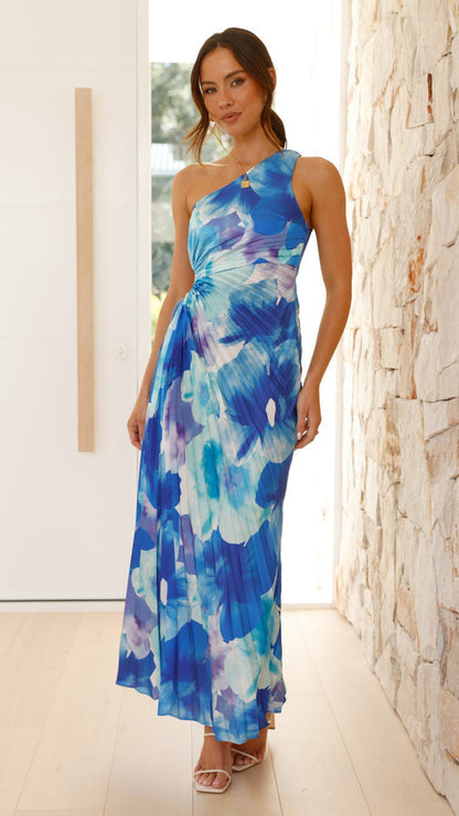 Abito Maxi Eleganza Fiorita