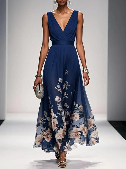 Abito Floreale Leggero Maxi